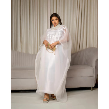 Djellaba Blanche et Dore